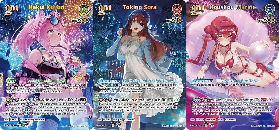 Hololive Official Card Game - hEB01e Summer Hologram English - 1 Booster